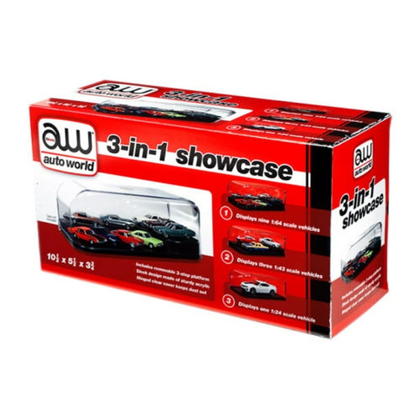 AUTOWORLD COLLECTABLE DISPLAY SHOW CASE FOR 1//64 1//43 1//24 SCALE AWDC004